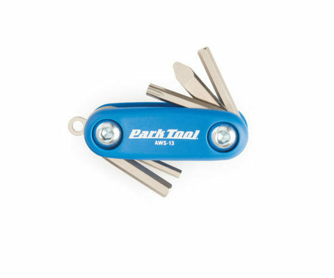 Park Tool AWS-13 MINI MULTI-TOOL Micro Folding Hex Screwdriver Set