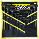 Pedro's Pro T/L Hex and Torx Wrench Set, 10-Piece Hex & Torx Wrench Set W/ Pouch