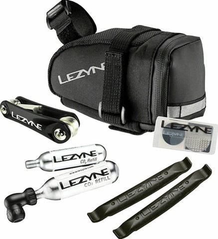 Lezyne M CADDY SEAT BAG w/ CO2 Patch Kit Tire Lever Tool