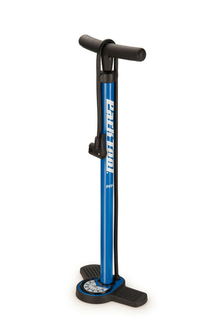 Park Tool PFP-8 FLOOR PUMP Home Mechanic w/ Gauge Blue