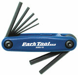 Park Tool AWS-10 METRIC FOLDING HEX  SET Multi-Tool Allen Fold-Up Wrench 1.5-6mm